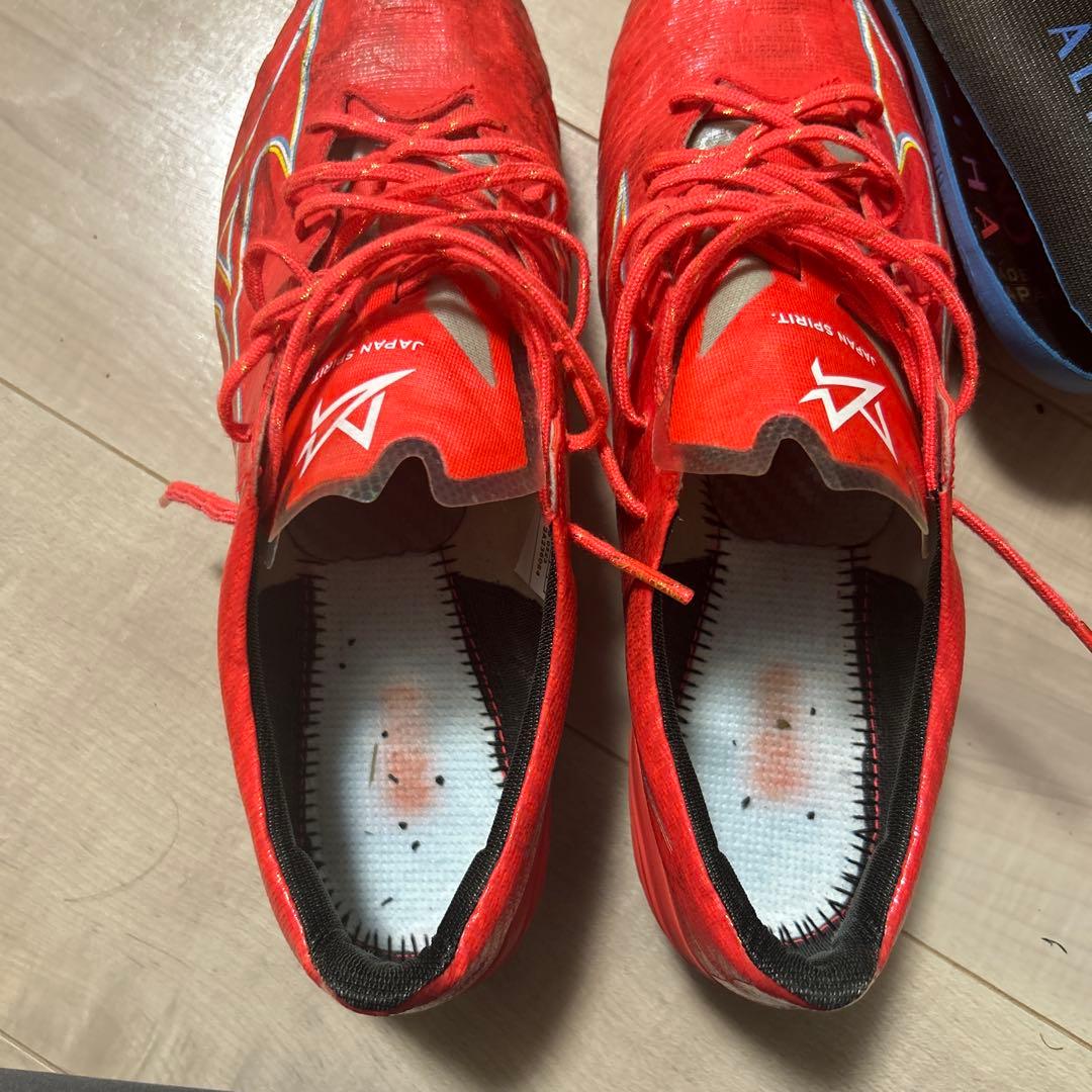 Mizuno アルファジャパン スパイクシューズ レッド　26,5