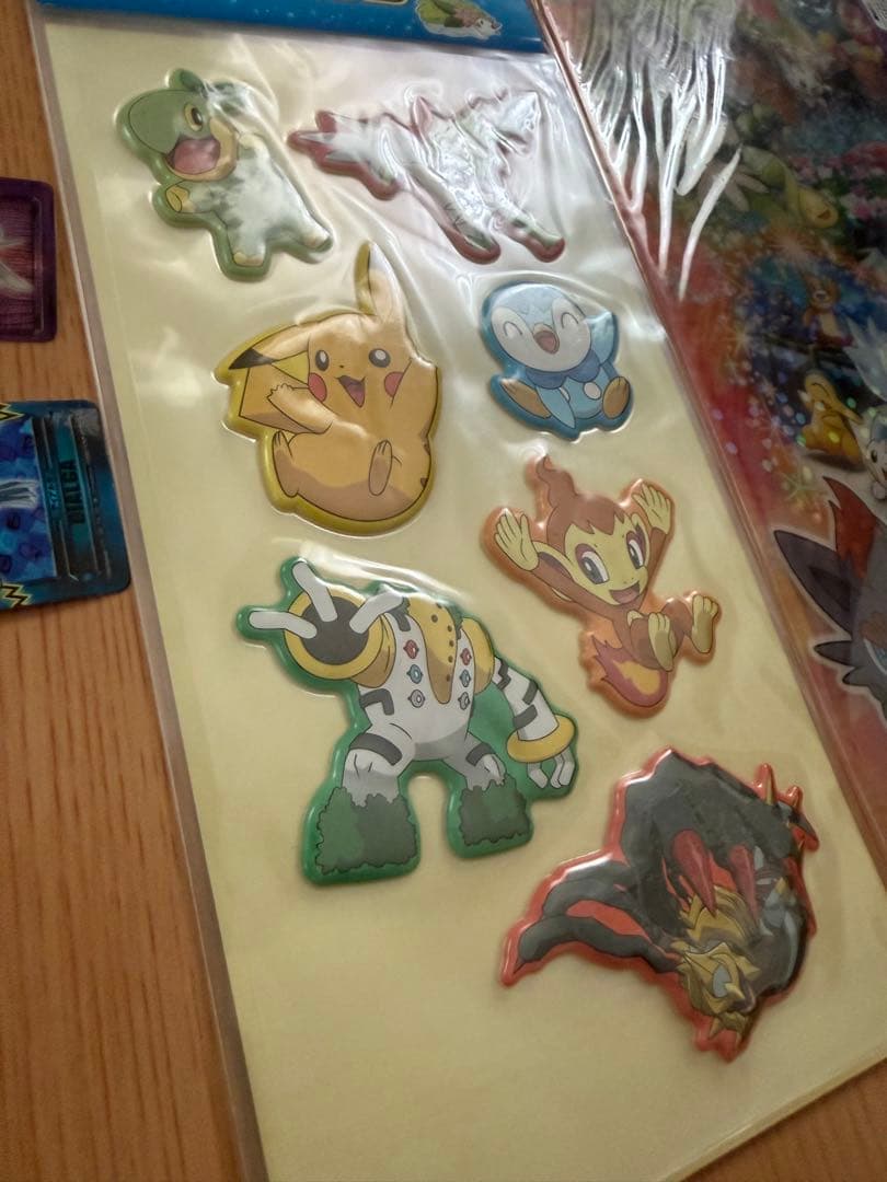 新品 中古 ポケモン シール ステッカー クリアファイル セット