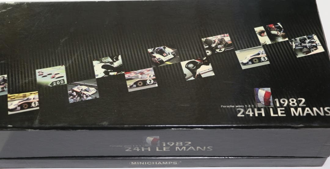 ミニチャンプスポルシェ９５６　1982ルマン3台　1/43シリアルNoあり中古品