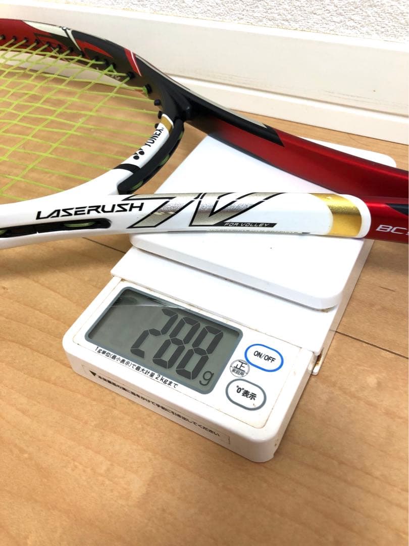 【美品】ヨネックス YONEX レーザーラッシュ7vカスタムフィット ラケット