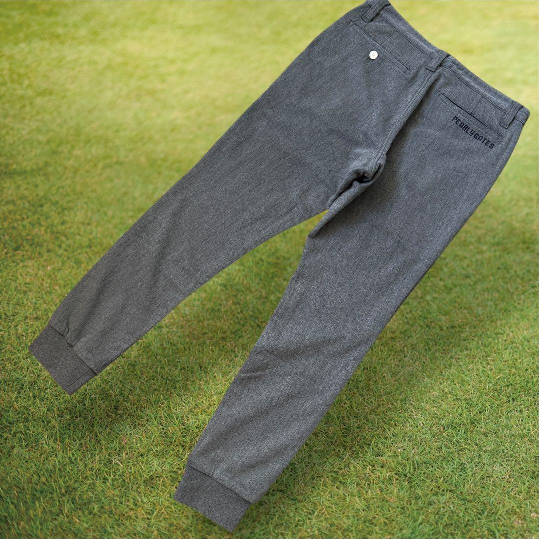 パーリーゲイツ　ジョガーパンツ　S〜M相当　グレー　コットン素材　パンツ　3