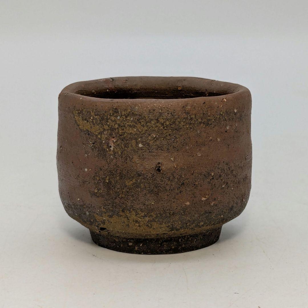 岡山県重要無形文化財 金重道明 備前焼 伊部徳利&酒呑 共箱合布栞 酒器 食器