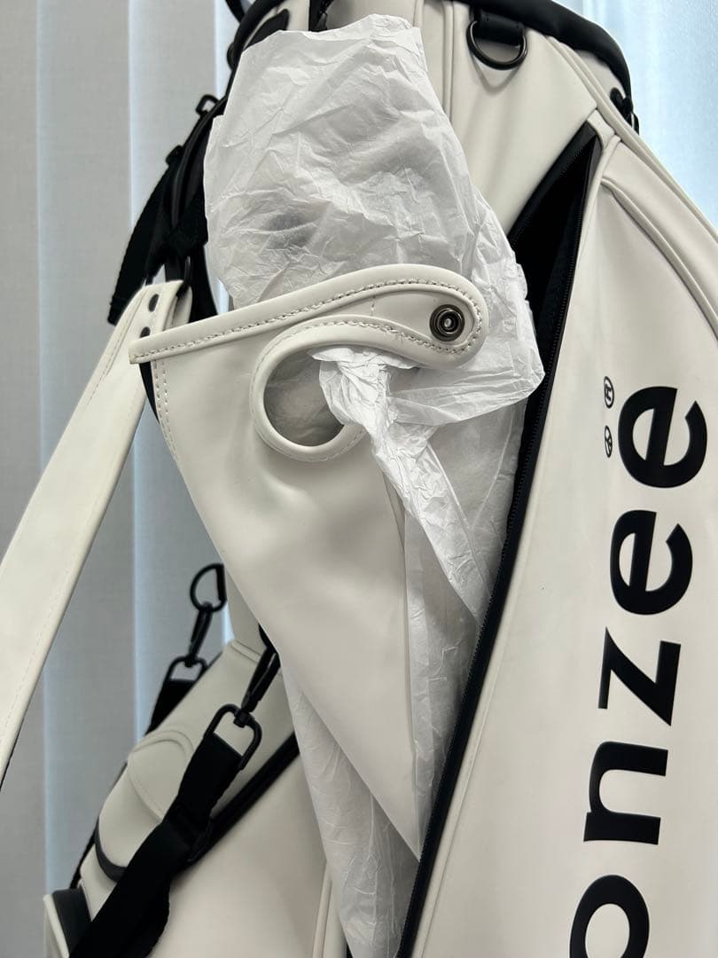 monzeeキャディバック　ホワイト　【美品⭐︎】