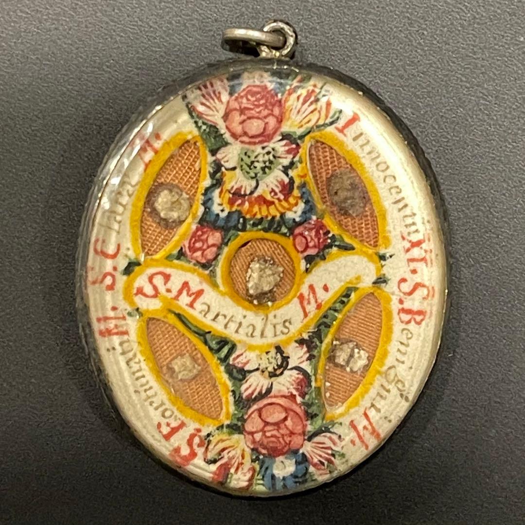 1700年代 アンティーク 聖骨箱 骨董品 Reliquary お守り 珍品