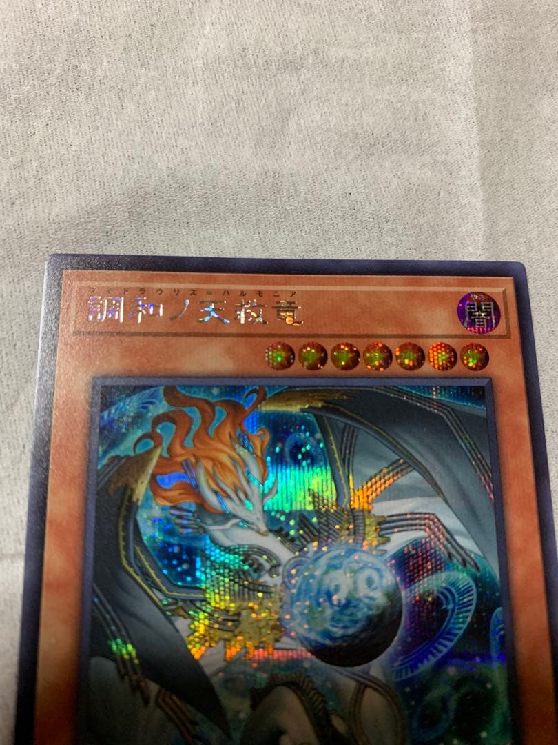 遊戯王　調和ノ天救竜　ハルモニア　シークレットレア1枚