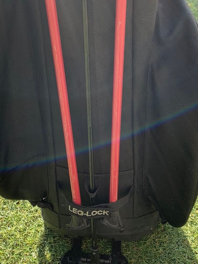 BRIEFING キャディバッグ 黒 カバー付きCR-2 ゴルフ