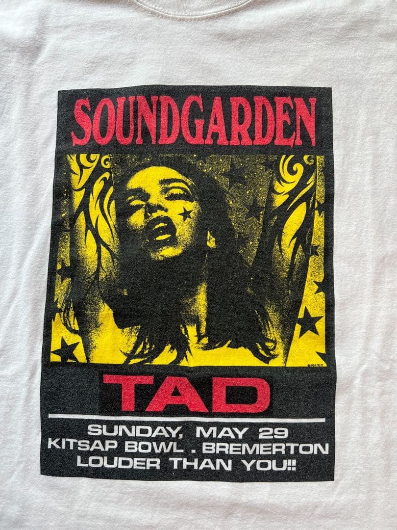 希少'94 soundgarden/TAD/Elevenライブ　tシャツ