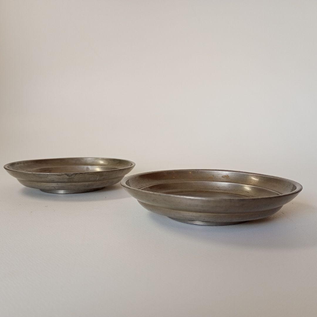 古錫　瓶敷　瓶座　急須台