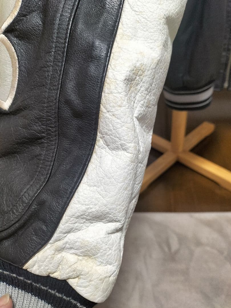 【超希少モデル】カールバンクス　レイダース刺繍　レザージャケットXL