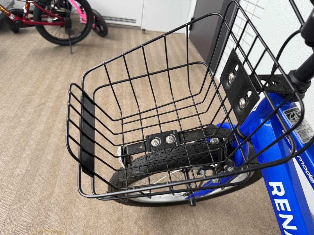 RENAULT 子供用自転車18インチ 青(名古屋市まで取りに来ていただける方)