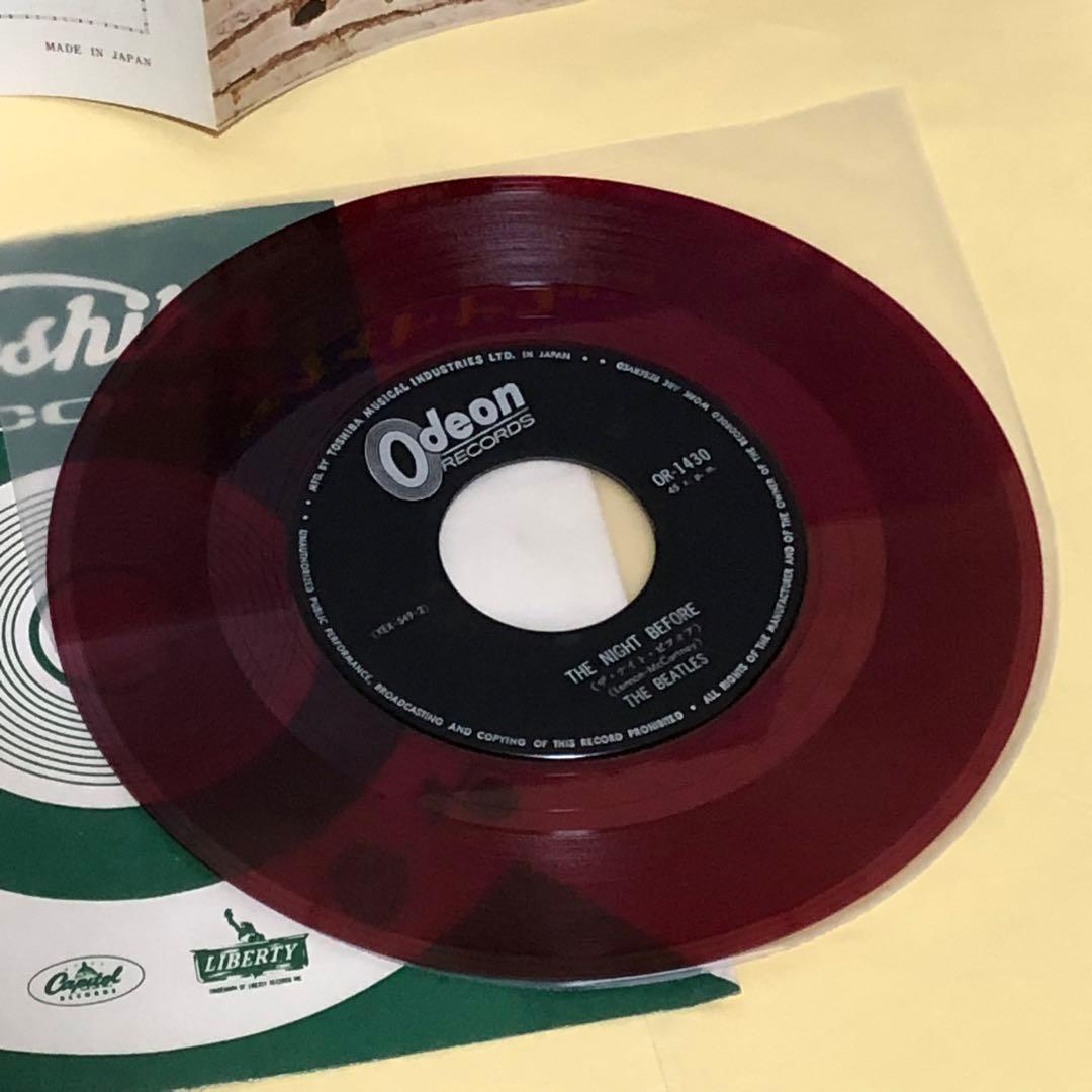 ビートルズ 美盤 ● ザ ナイト ビフォア 赤盤 (OR-1430)