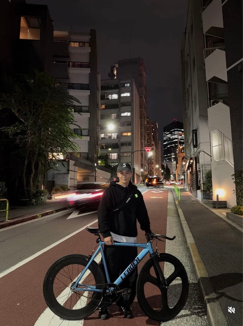 LEADER ピストバイク 青 700C 室内保存　引き取り　埼玉　値下げ不可