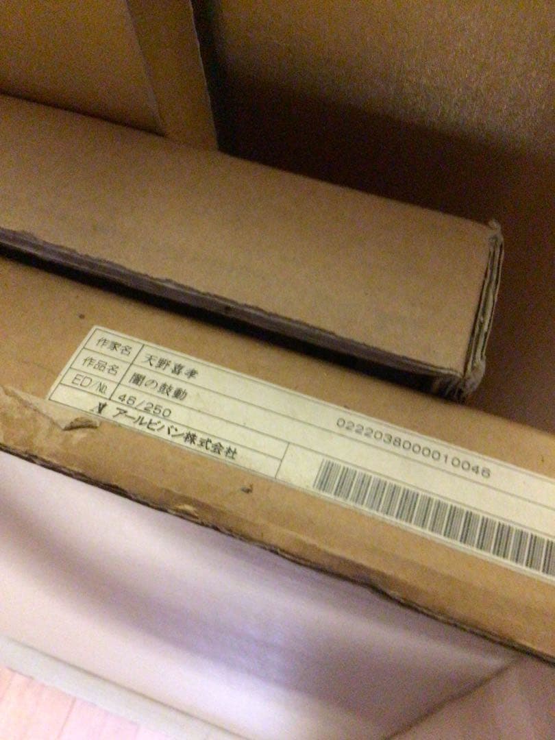 天野喜孝　闇の鼓動　アールビバン　美品。。。