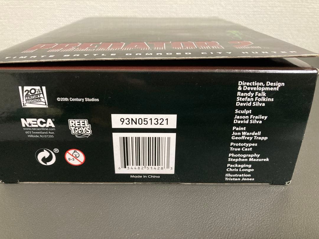 ネカ　NECA シティハンター　プレデターバトルダメージ　プレデター2