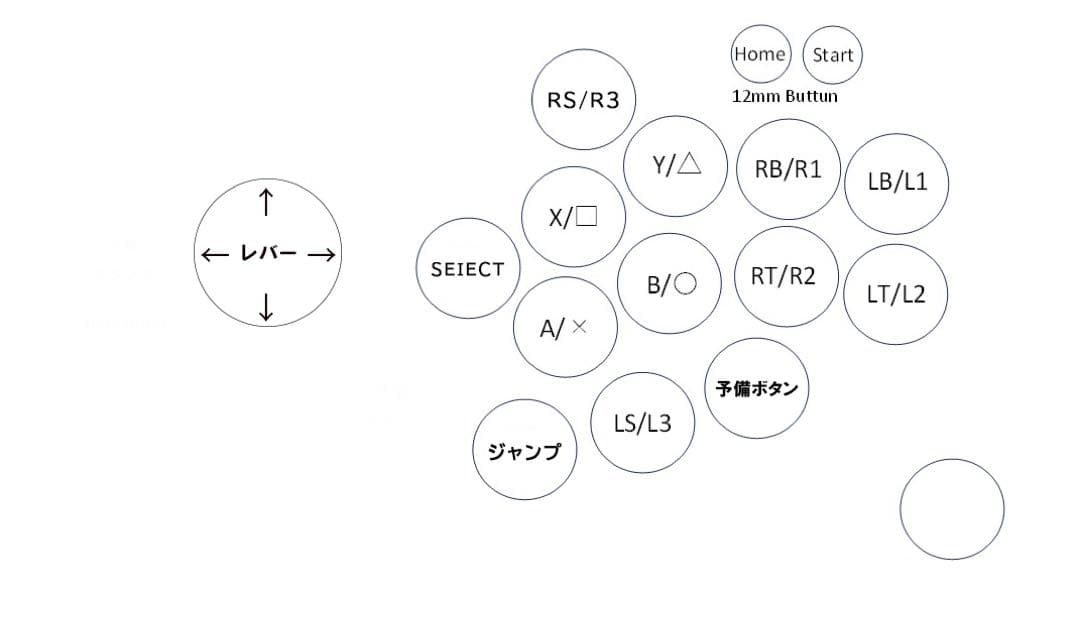 【静音レバー＋ショートストロークボタン】 Qanba Gravity a3