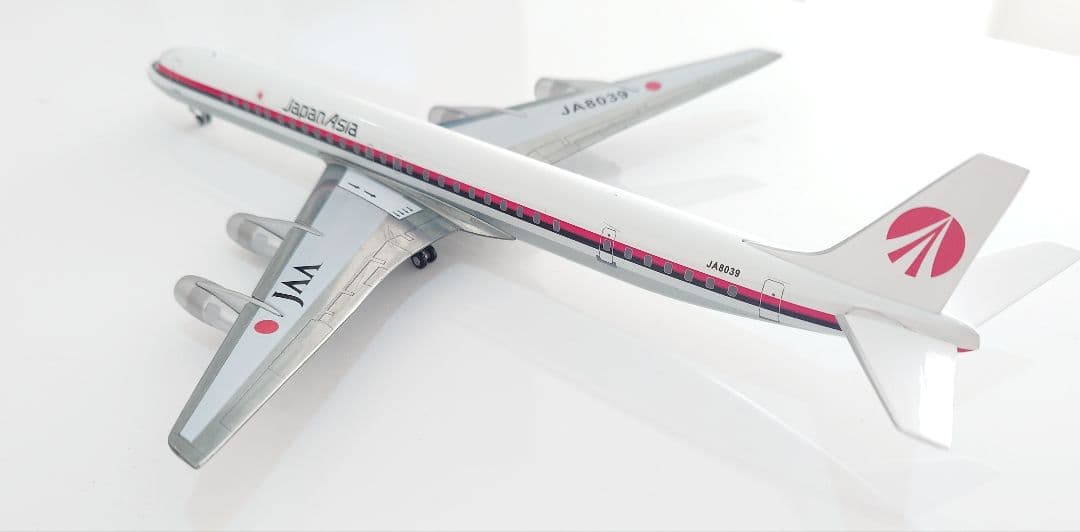 【稀少】日本アジア航空 DC-8-61 JA8039 1/200