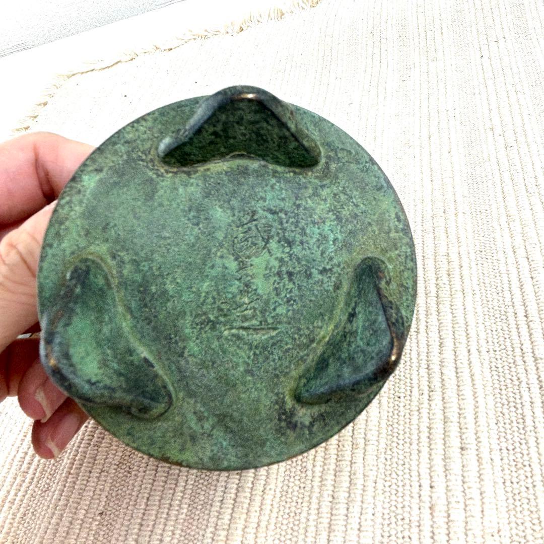 【新品未使用】平安 秦蔵六造 塗金銅香炉 瑞雲 共箱 あり