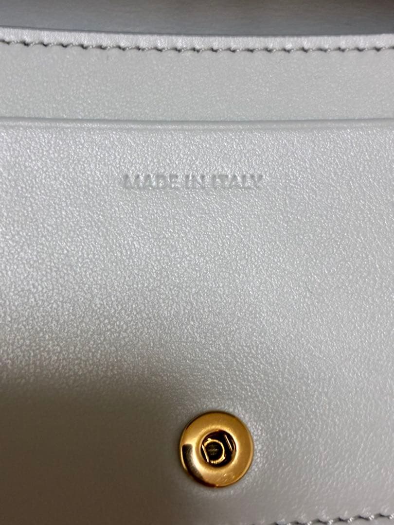 CELINE ソフトブルー レザー カードホルダー