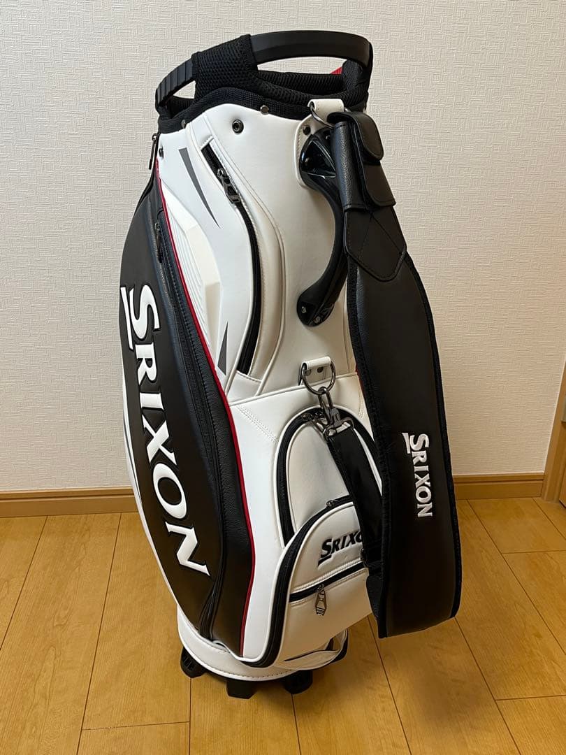美品　SRIXONキャディバッグ レプリカモデル　ホワイト・ブラック
