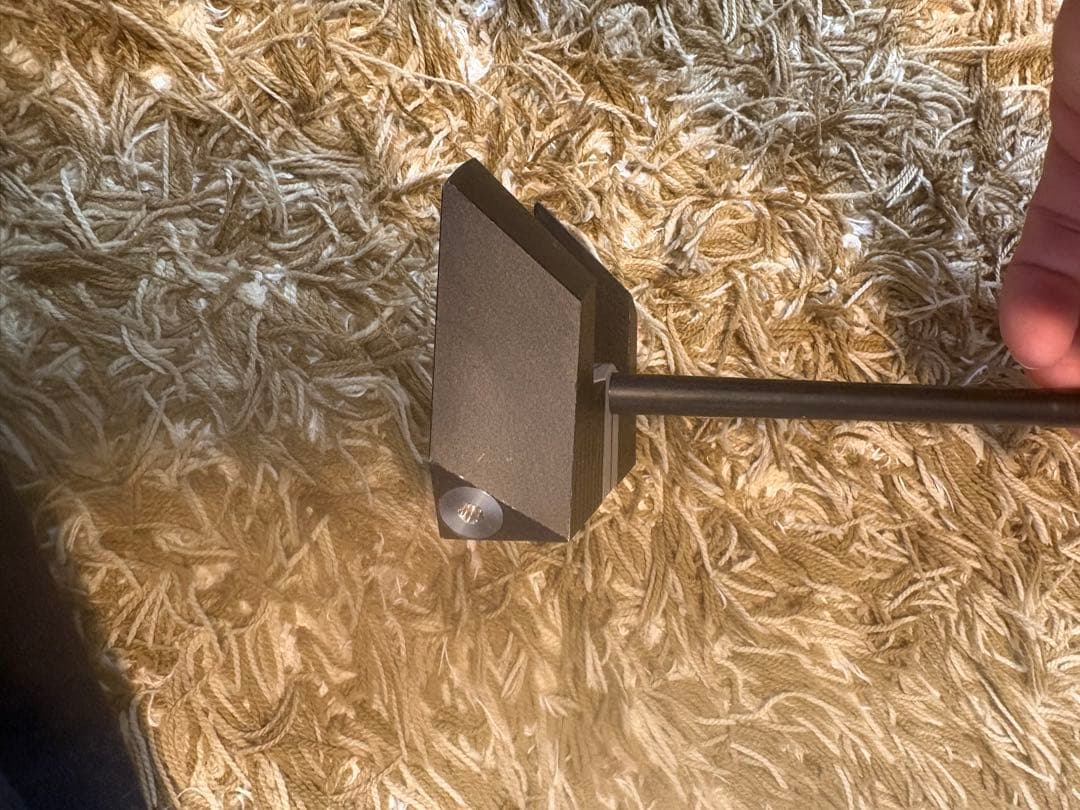 LAB.GOLF マレット型パター ブラックヘッドカバー付き