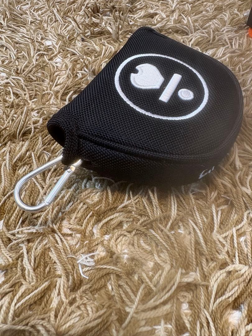 LAB.GOLF マレット型パター ブラックヘッドカバー付き