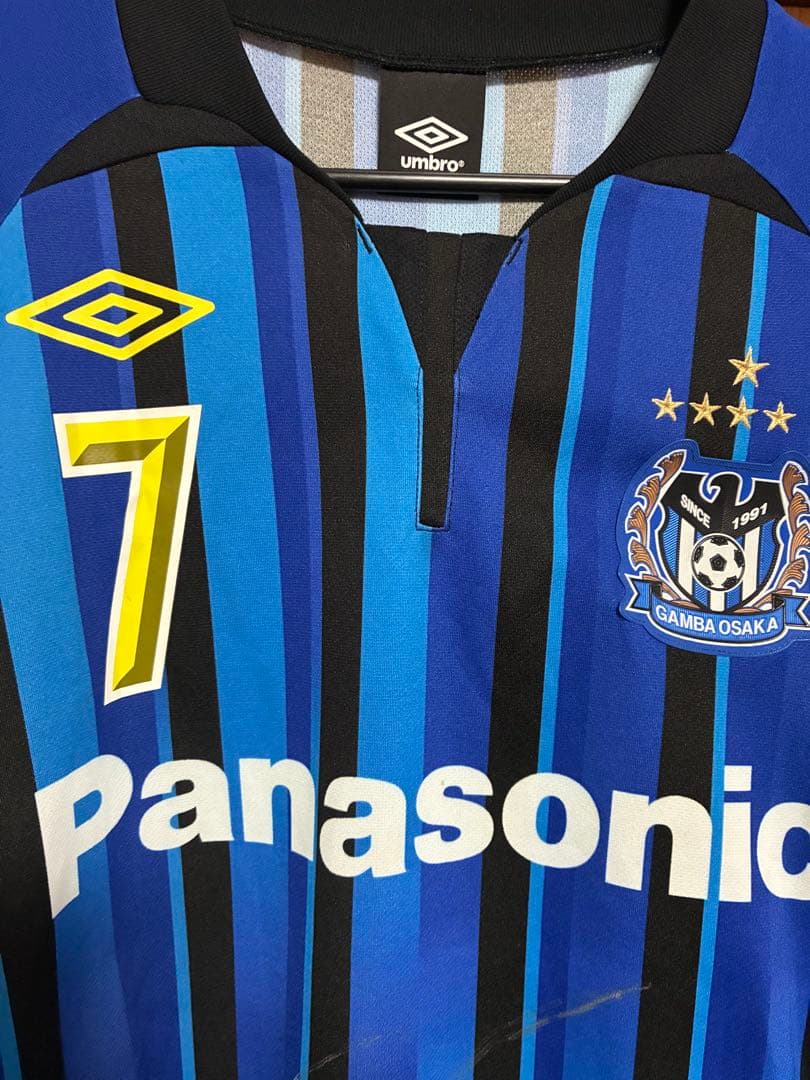 遠藤保仁　直筆サイン入　レプリカユニフォーム　UMBRO　アンブロ　Sサイズ