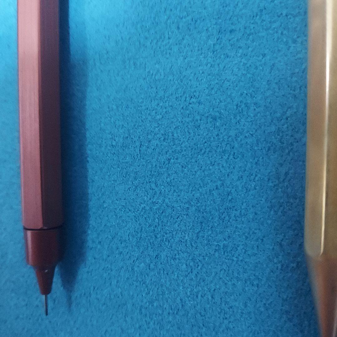 YOROKOBI 赤金色 六角形 シャープペンシル 本体