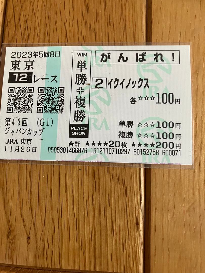 イクイノックス　実使用　調教　蹄鉄　鬣　一本付き　②