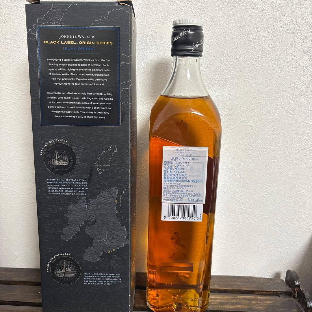 ジョニーウォーカーブラックラベル　アイラオリジン12年 限定版