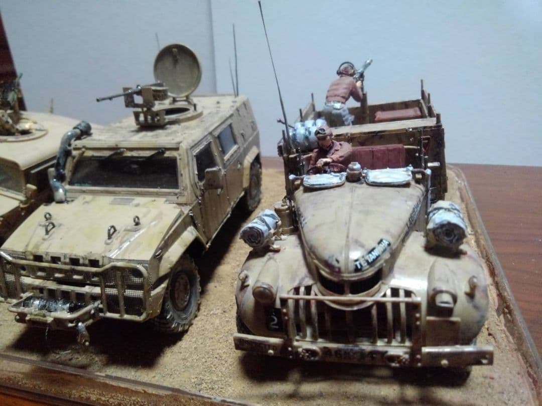 1/35 装甲車両3台セット　完成品