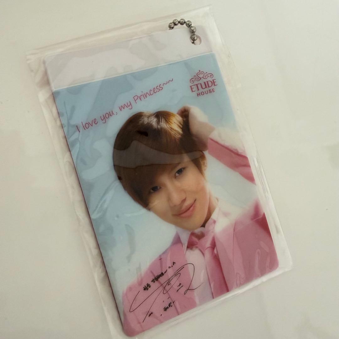 [古参グッズ]SHINee パスポートケース/カードキーチェーン
