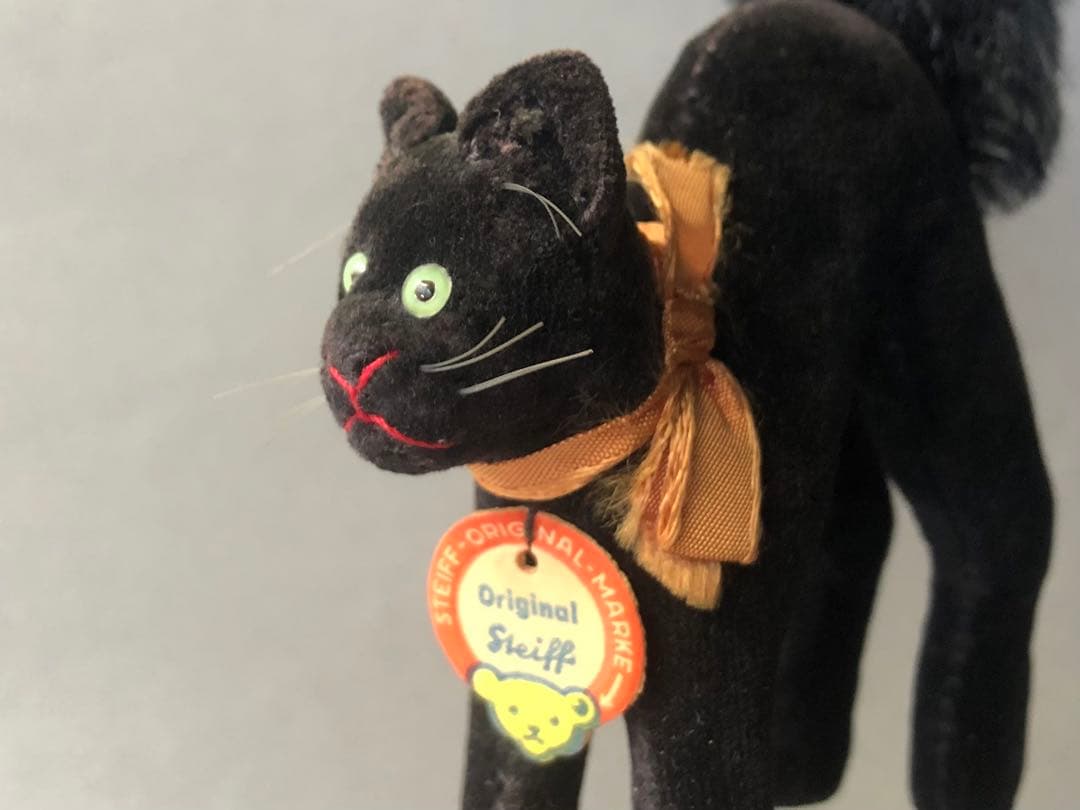 Steiff 　猫のトムキャット　最小　タグあり