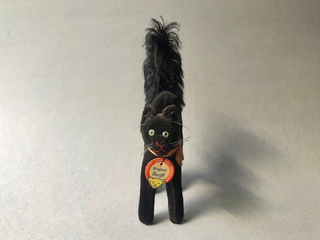 Steiff 　猫のトムキャット　最小　タグあり