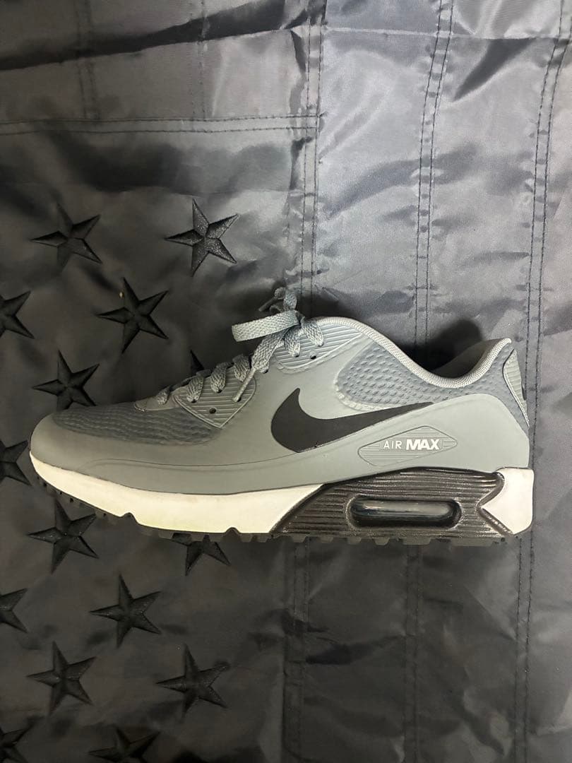 シューズ(男性用) NIKE GOLF AIR MAX 90 smoke grey 26.5
