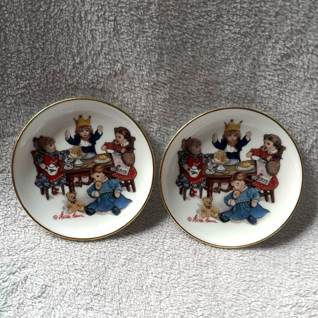 ロイターポーセリン×ケテクルーゼ ミニチュアティーセット ドイツ製ヴィンテージ