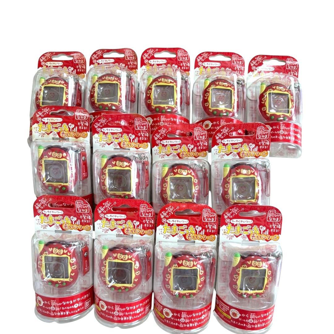 【激レア】　新品未開封　たまごっち　ケータイかいツー　りんごれっど　13個