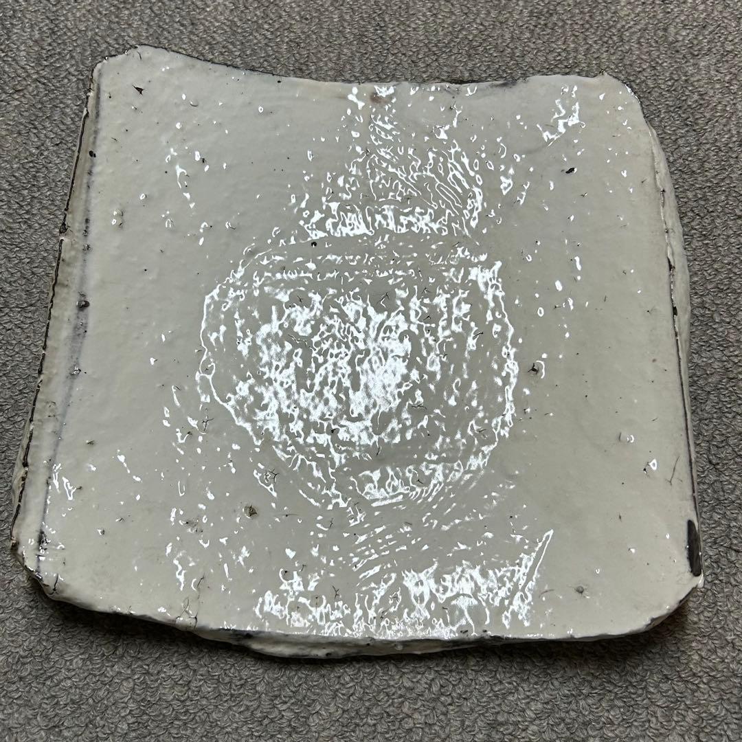 辻村史朗　粉吹八寸　皿