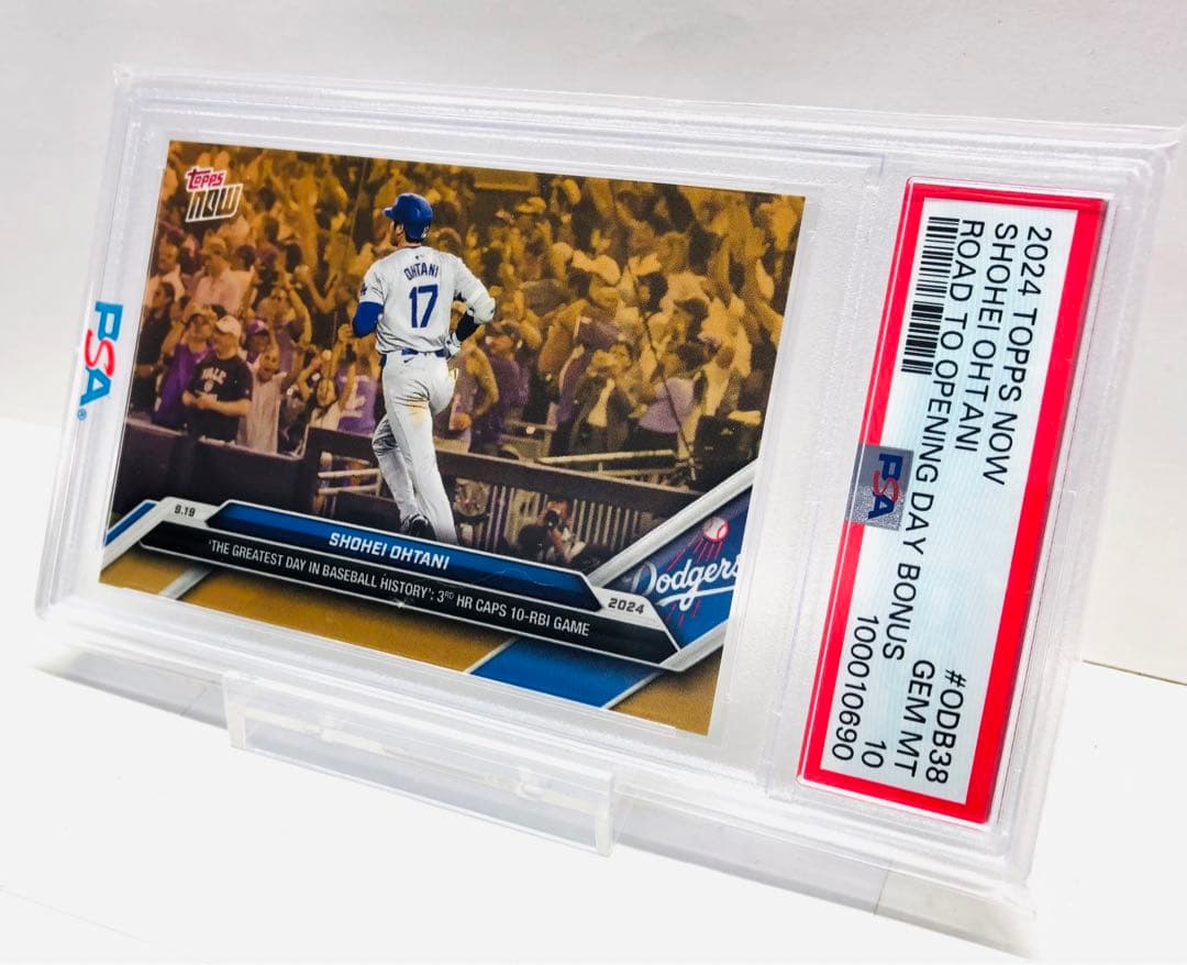 PSA10 大谷翔平 2024 Topps 50/50 Gold ODB38