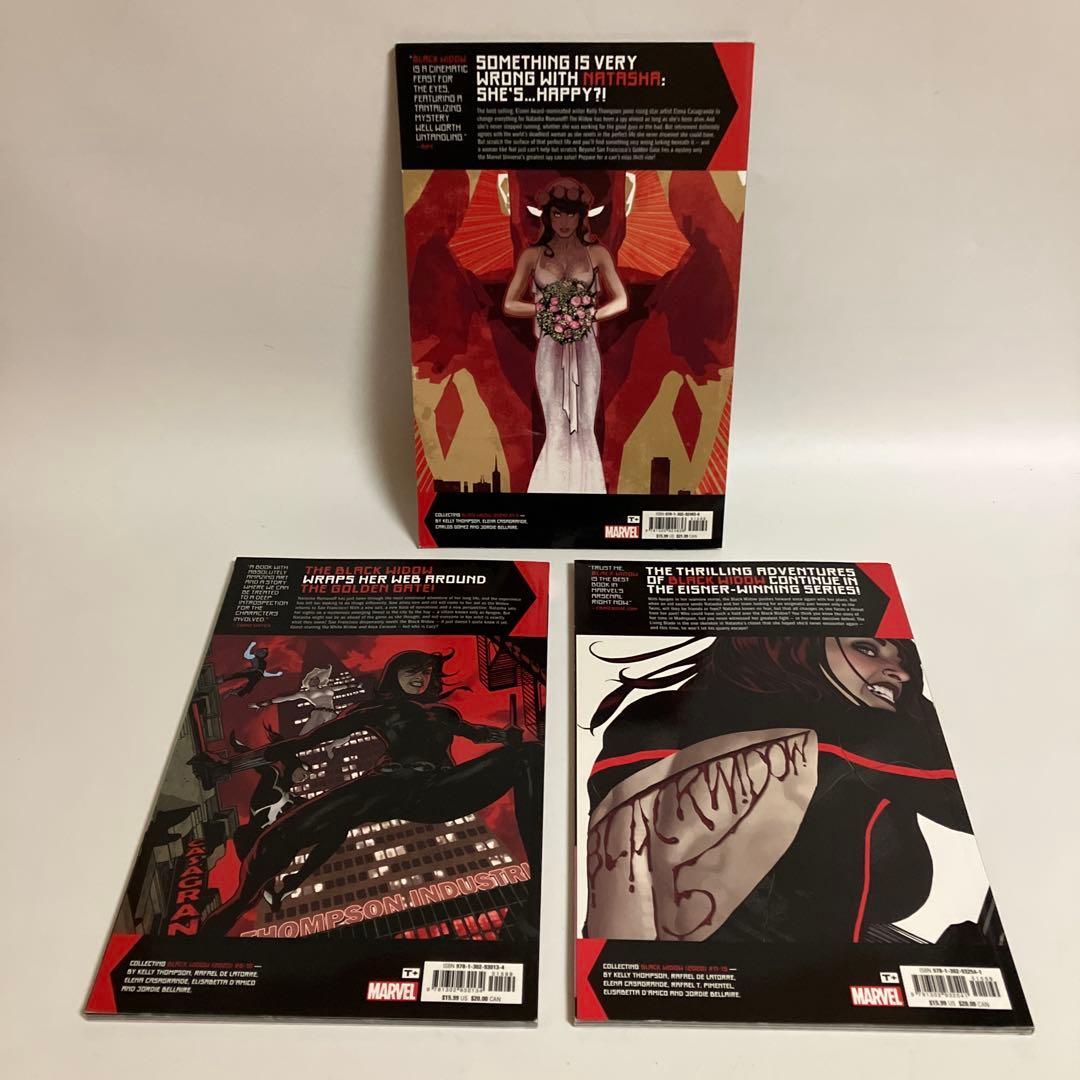 アメコミ・英語　BLACK WIDOW　全3巻セット　ブラック・ウィドウ