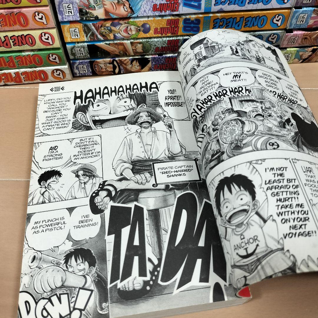 英語版　ワンピース　ONE PIECE 1巻〜53巻