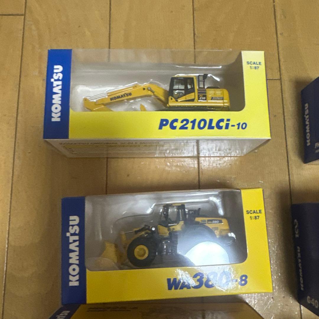 コマツ ミニカーセット全種類12種　HＯサイズ　株主優待　オリジナル非売品