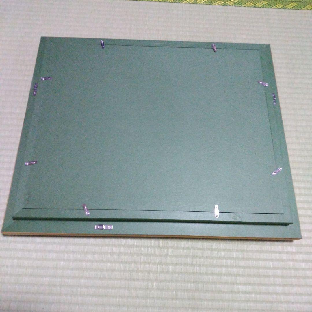 ゴールド 木製額縁 二重枠デザイン