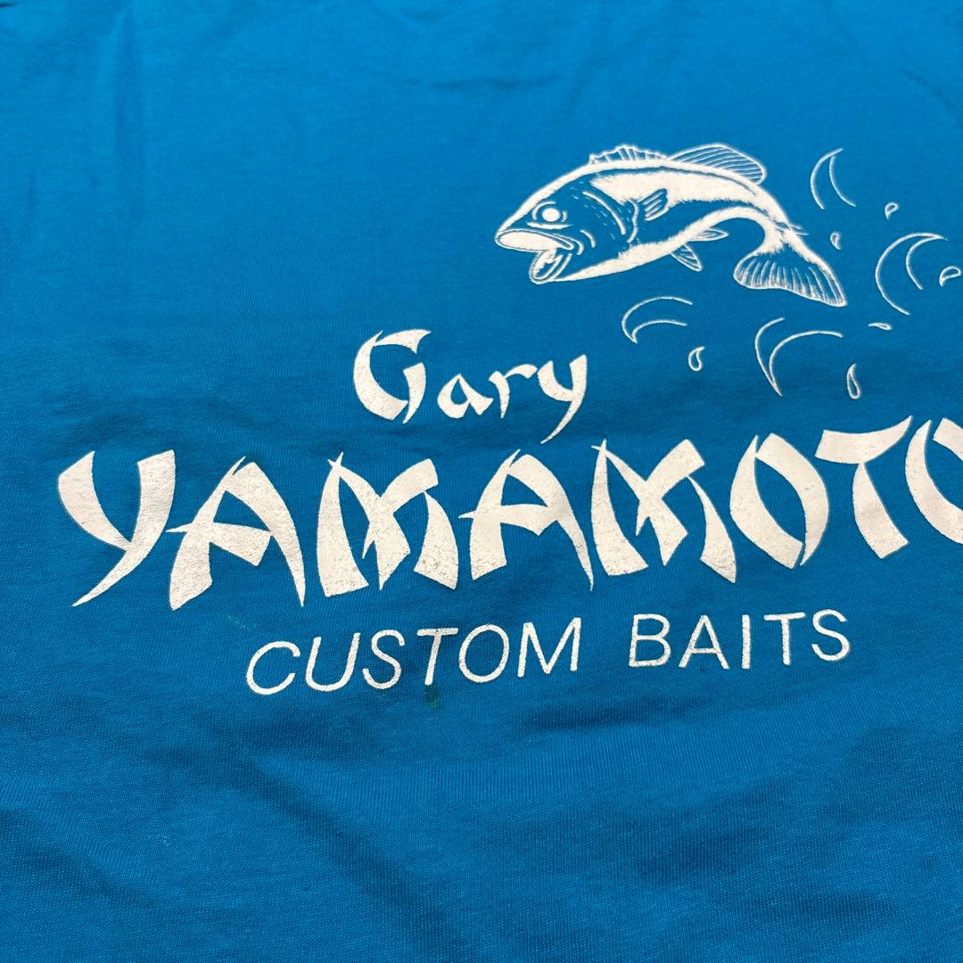 極レアヴィンテージ GaryYAMAMOTOサイン入Tシャツ バスフィッシングM