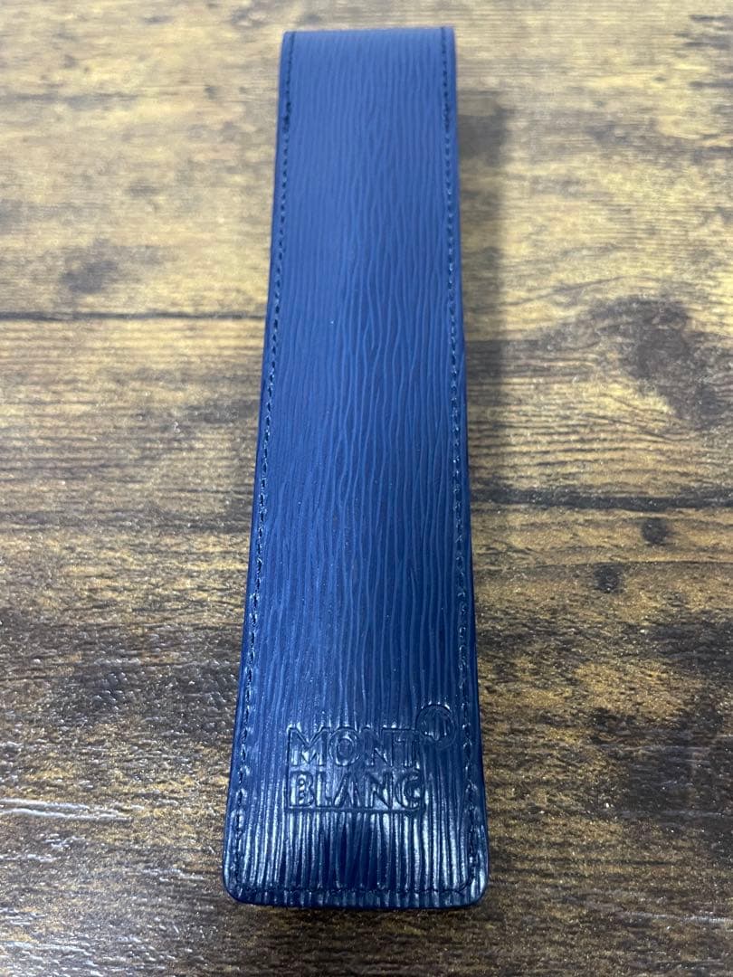 試筆のみ　ジェネレーション　ネイビー　万年筆　14k　中細字　純正ペンケース付