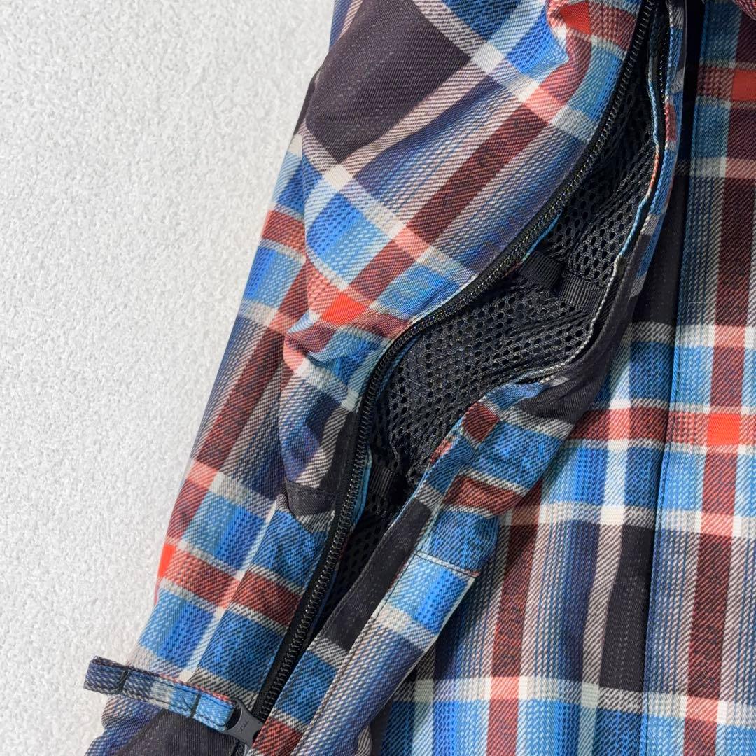 美品【BURTON】バートンスノボウェア DRYRIDE チェック 13ロゴ L