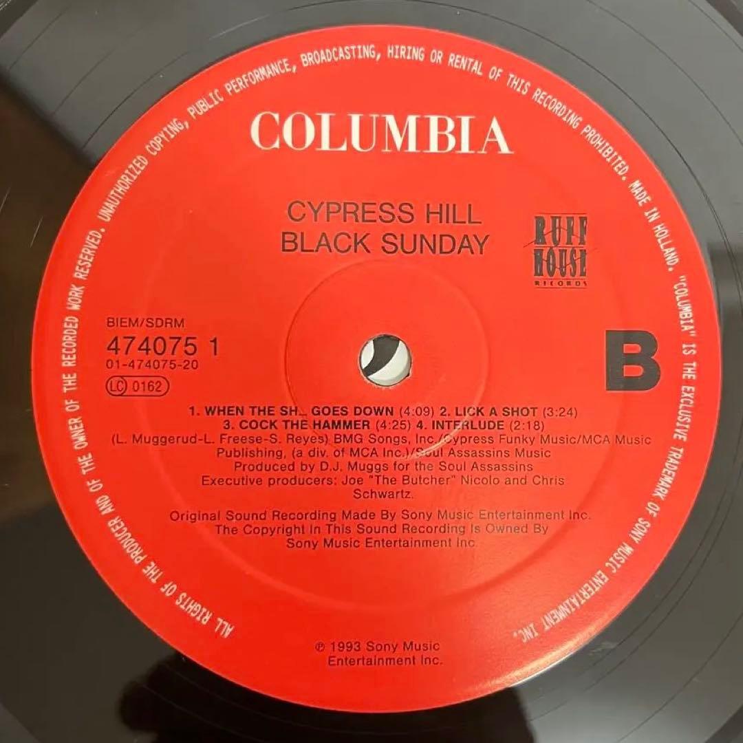 Cypress Hill Black Sunday 2LP レコード