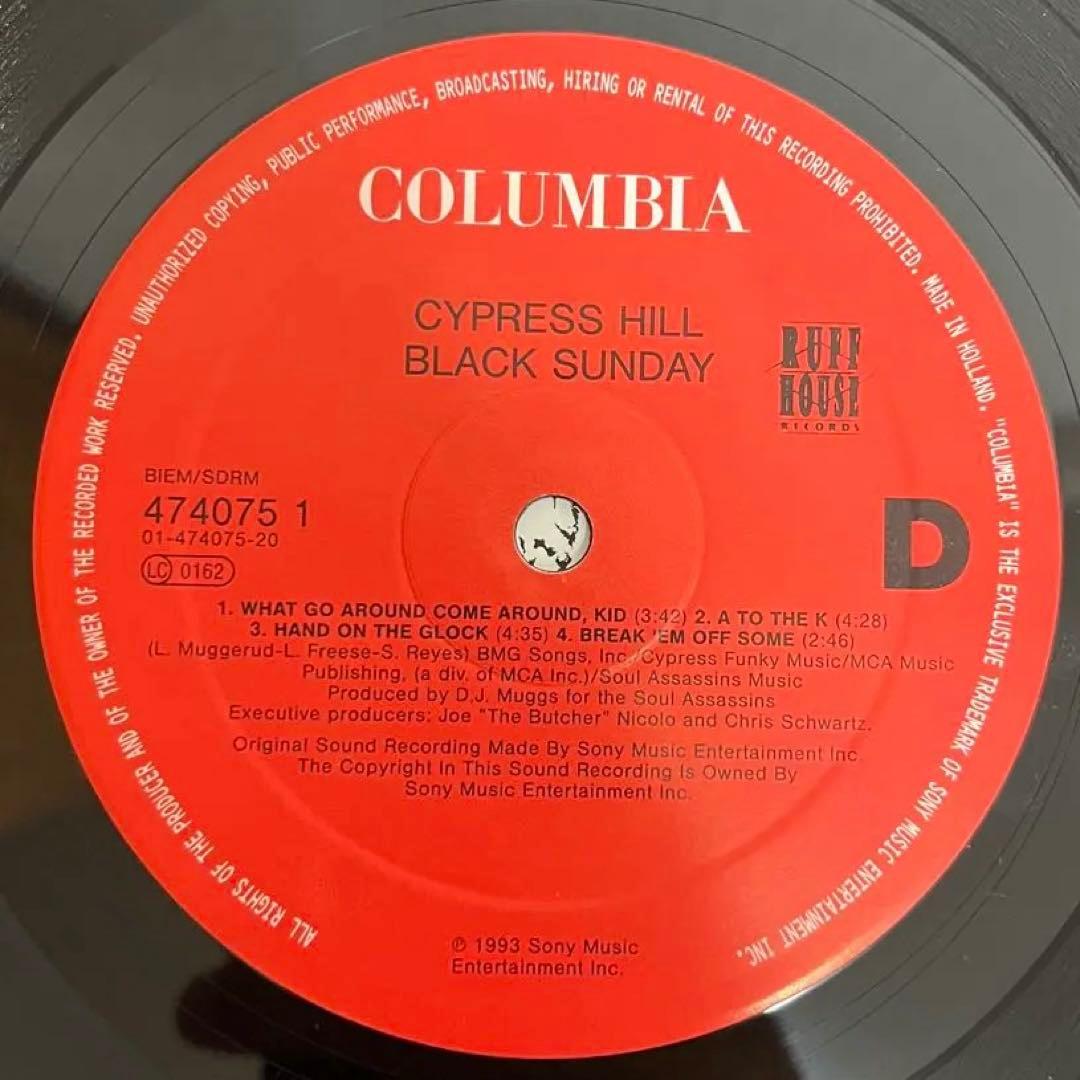 Cypress Hill Black Sunday 2LP レコード