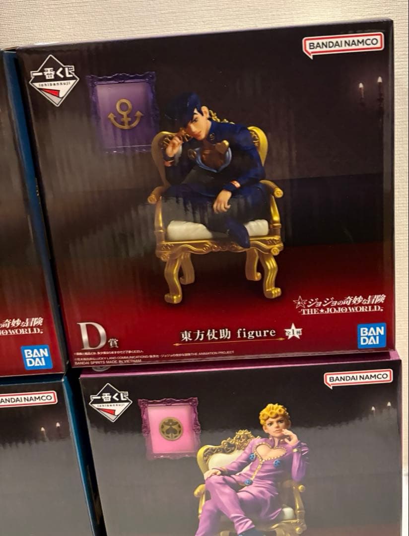 ジョジョ　一番くじ　フィギュア4個+ピンズコレクション3個+下位賞31個セット