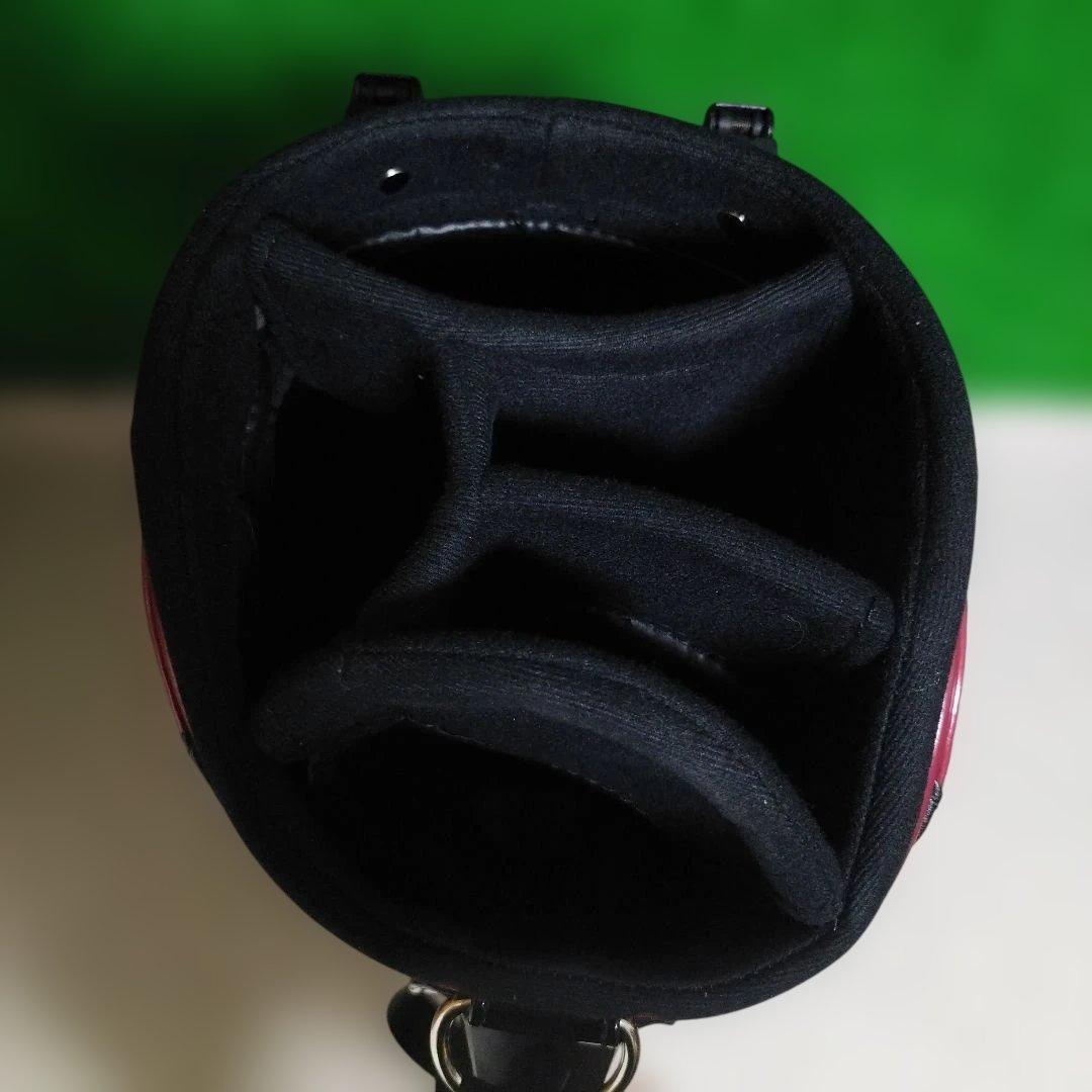 美品　TIGORA キャディバッグ ブラック キャスター付き