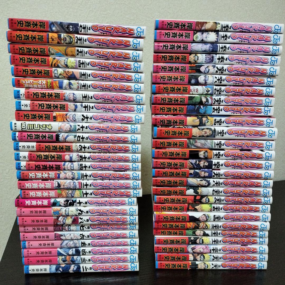 NARUTO―ナルト―　2巻から72巻　初版　帯完備、チラシほぼ完備